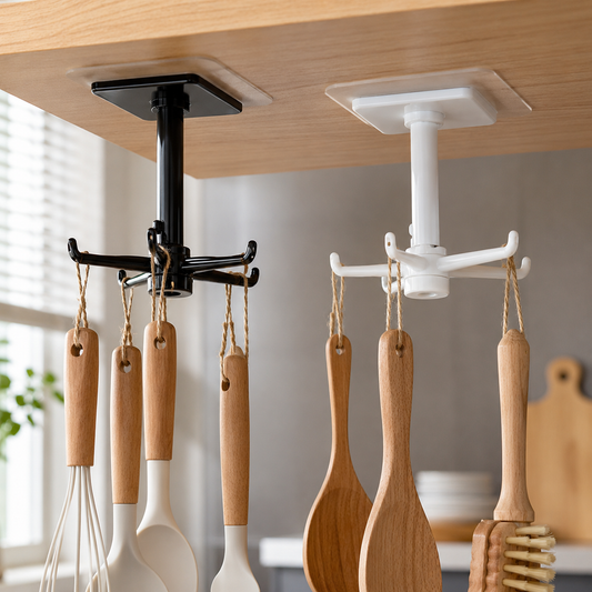 360° Rotating Adhesive Utensil Hook