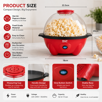 Electric Hot Air Popcorn Maker