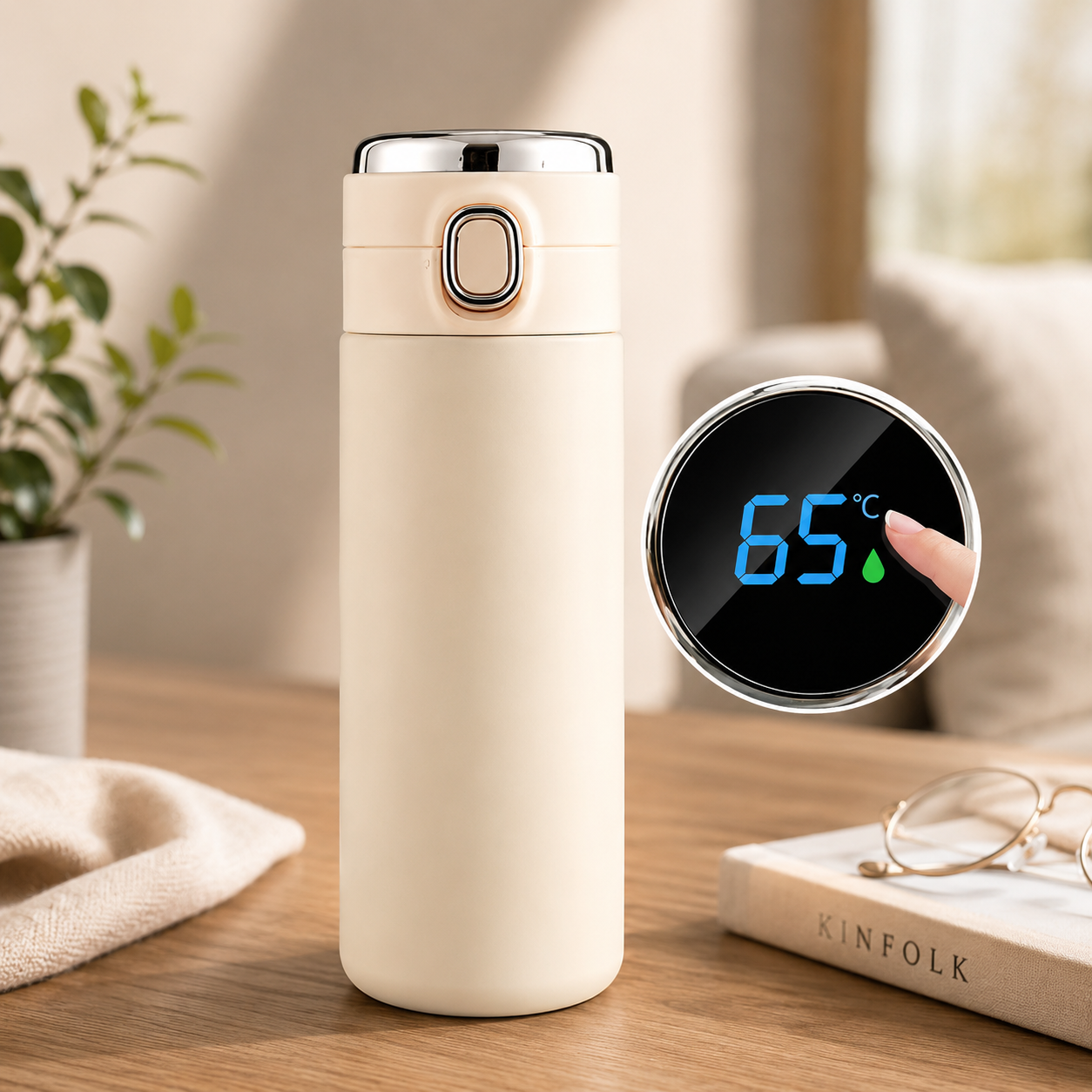 Smart Temperature Display Water Bottle