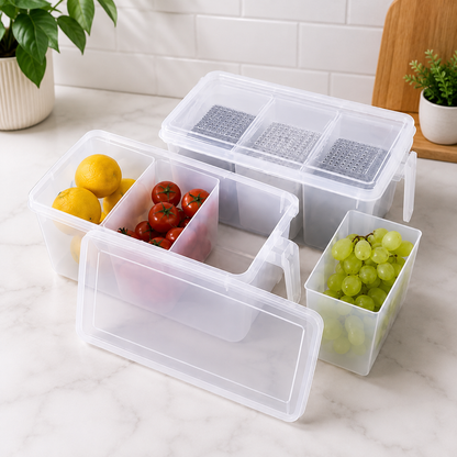 Stackable Refrigerator Storage Containers