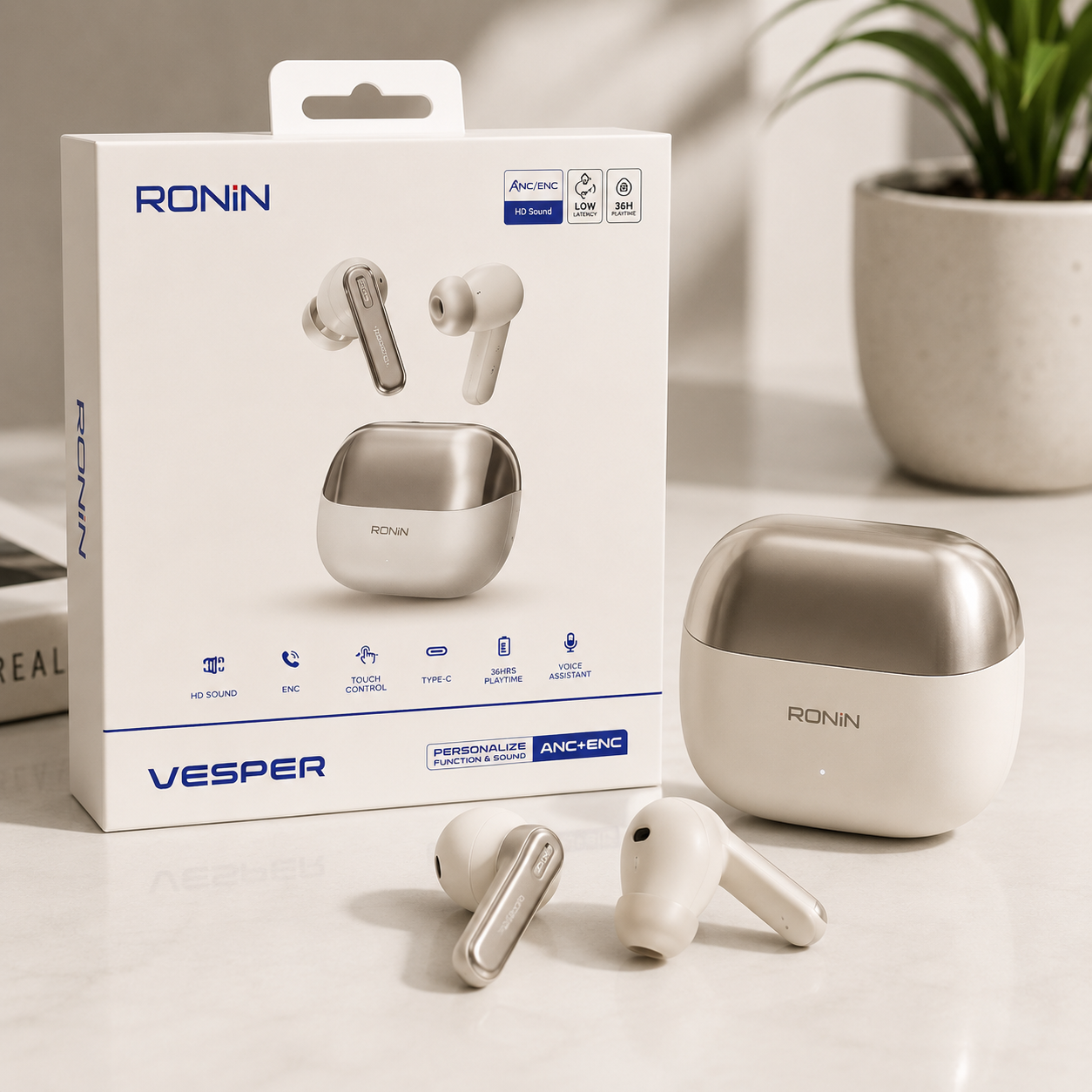 Ronin Vesper True Wireless Earbuds