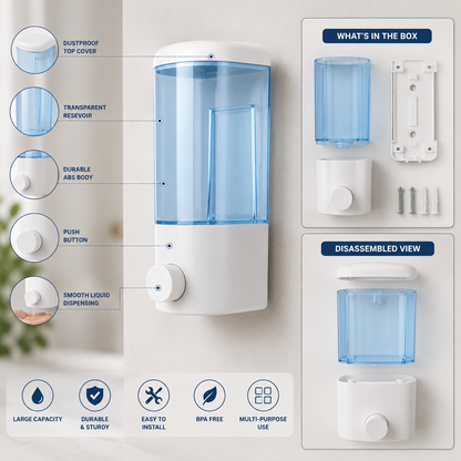 Wall Mounted Soap Dispenser 500ml