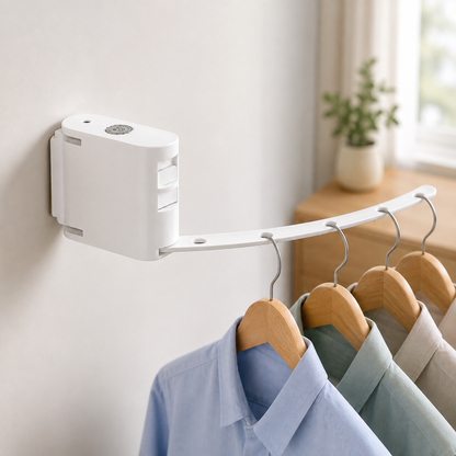 Space-Saving Indoor/Outdoor Laundry Line