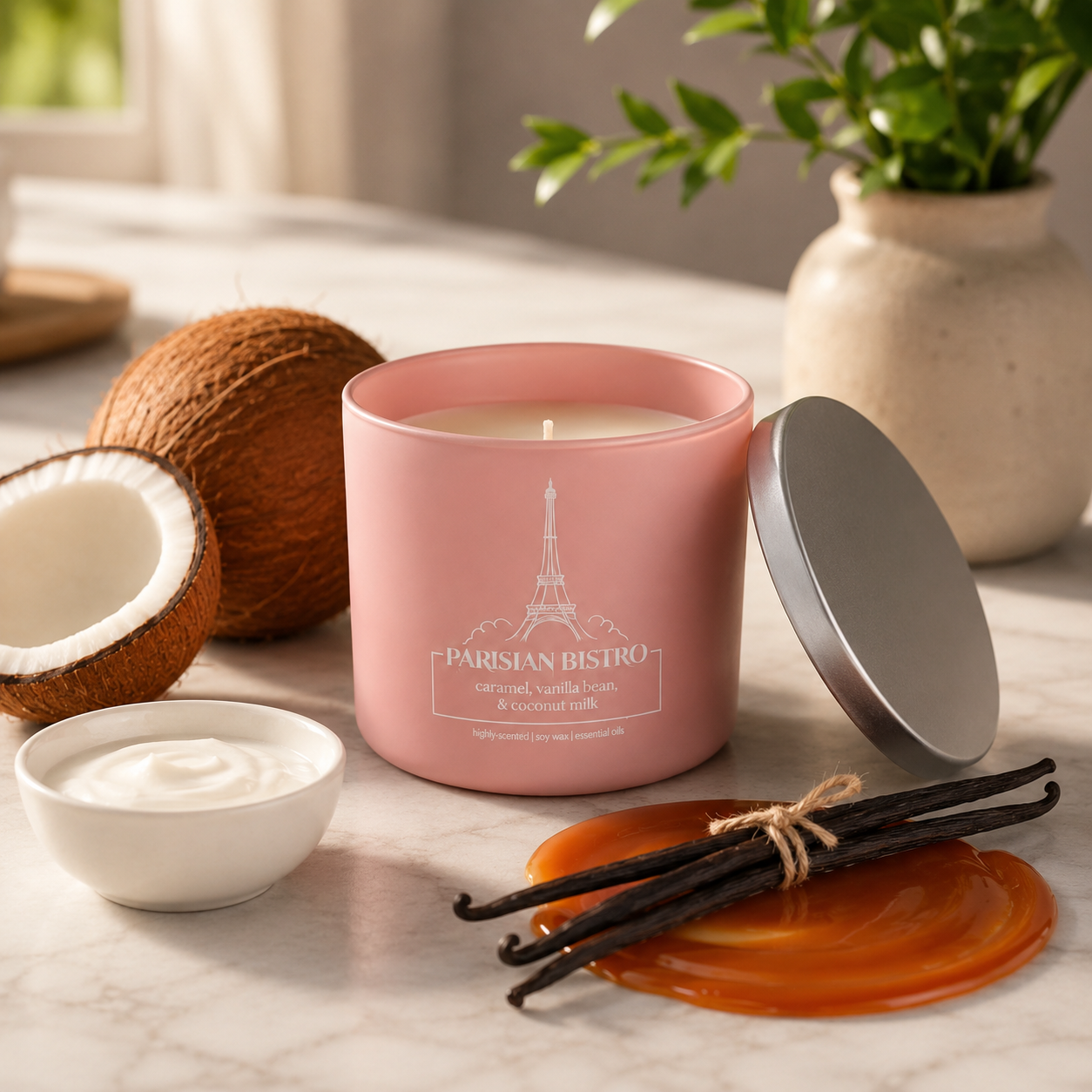 Parisian Bistro Candle