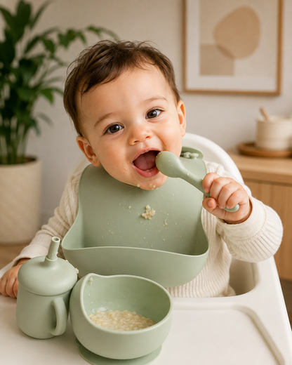 Baby Silicone Dinnerware Feeding Set