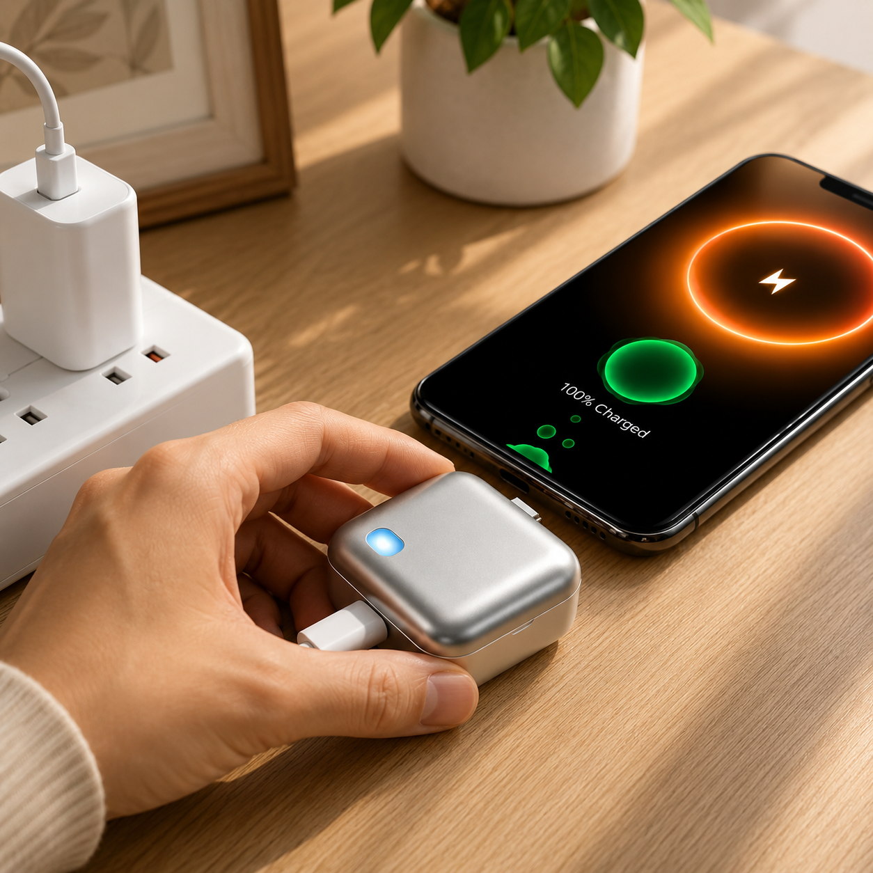 Mini Fast Charging Adapter Cube