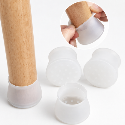 Silicone Chair Leg Floor Protector Caps