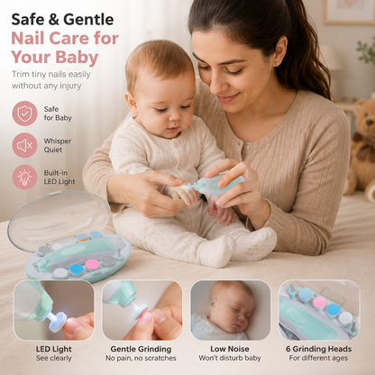 Baby Electric Nail Trimmer Set