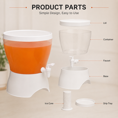 Beverage Dispenser with Taps