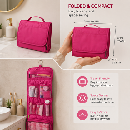 Hanging Travel Toiletry Organizer