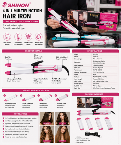 4 in 1 Hair Styling Tool