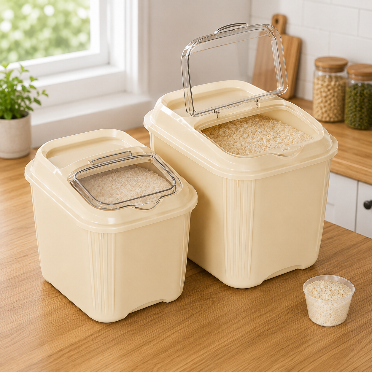Airtight Rice Storage Container,10 kg