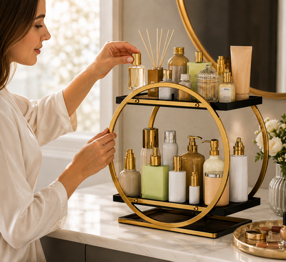 Luxury 2 Tier Makeup Organizer