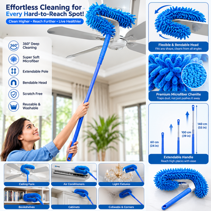 Extendable Ceiling Fan & Cobweb Duster