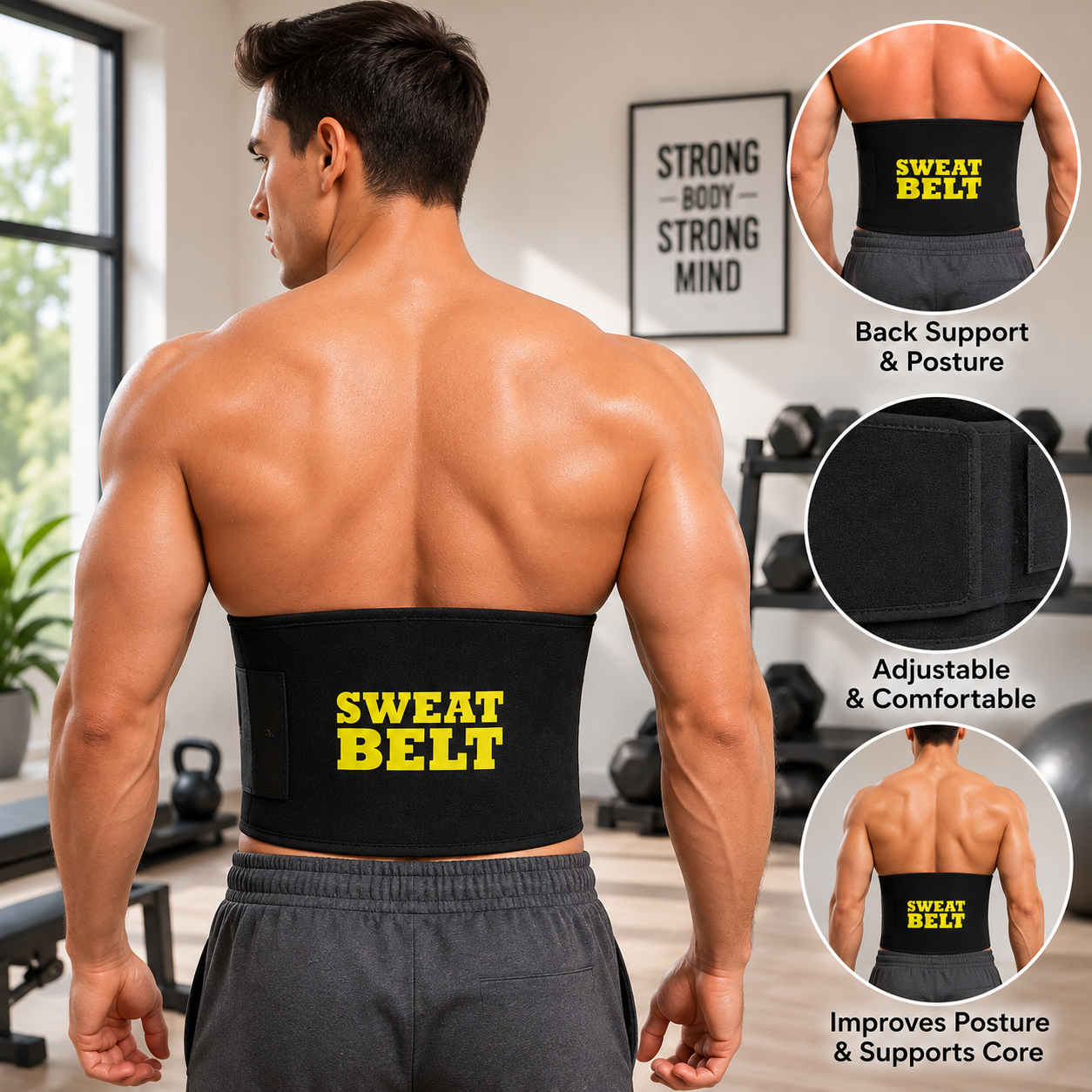 Sweat Belt for Men & Women