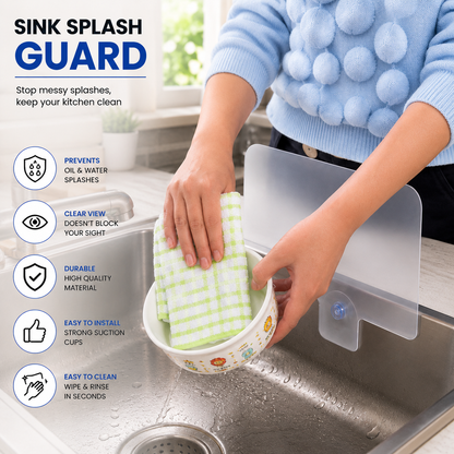 Kitchen Sink Splash Guard