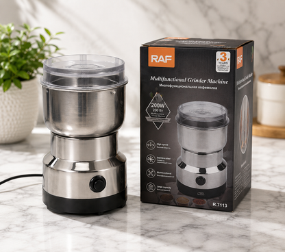 Stainless Steel Multi Purpose Grinder for Chili, Coffee, Rice & Spices