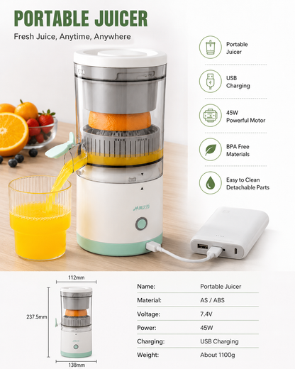 Portable Rechargeable Citrus Juicer