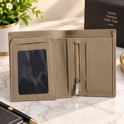 Minimalist Leather Wallet for Men & Women