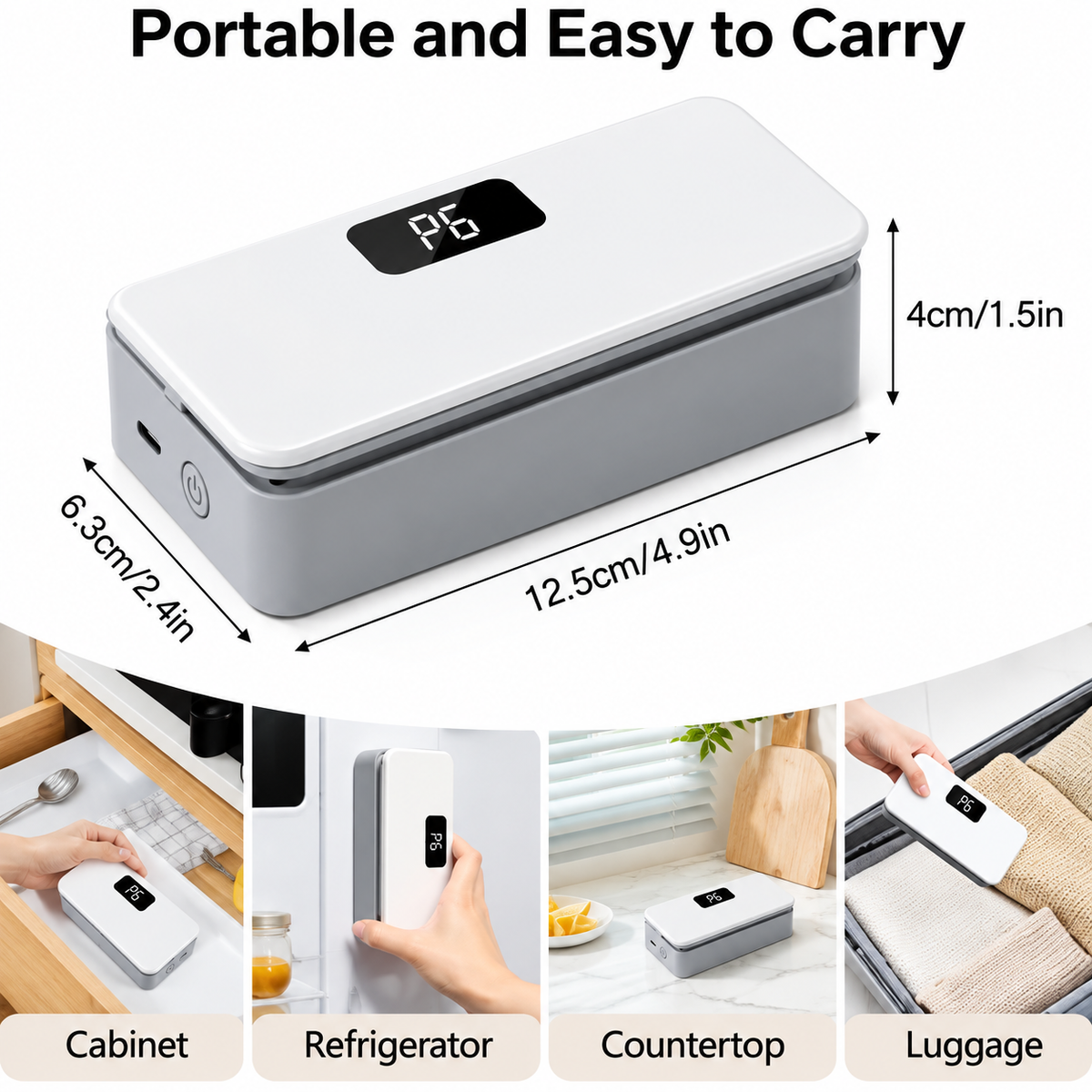 Portable Smart Heat Sealer Machine with Digital Display,
