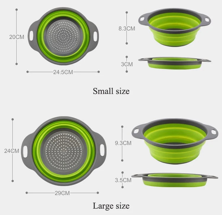 Collapsible Silicone Kitchen Colande