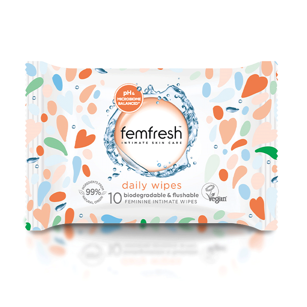FEMFRESH DAILY WIPES 10 PACK UK 2022