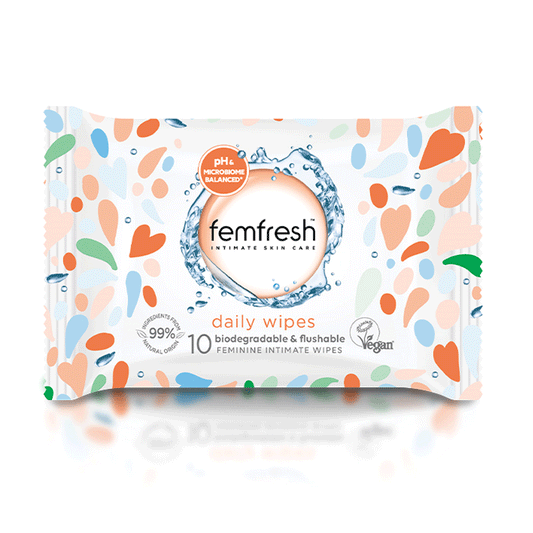 FEMFRESH DAILY WIPES 10 PACK UK 2022