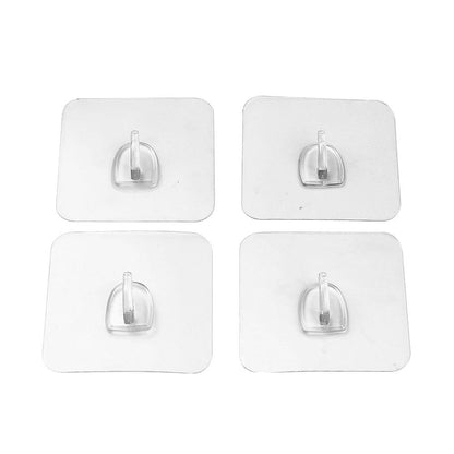 Transparent Adhesive Wall Hooks