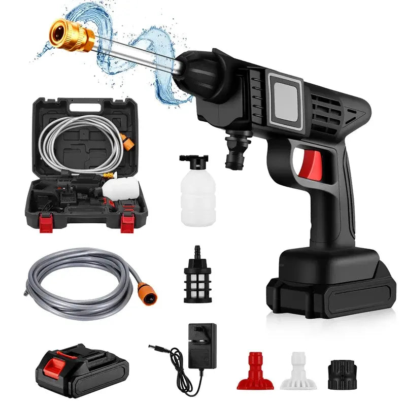 Cordless High-Pressure Car Washer Spray Gun single battery