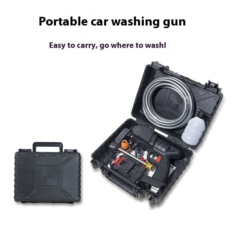 Cordless High-Pressure Car Washer Spray Gun single battery