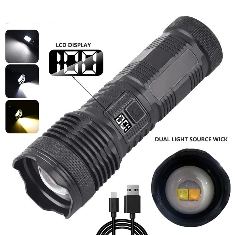 Rechargeable LED Tactical Flashlight