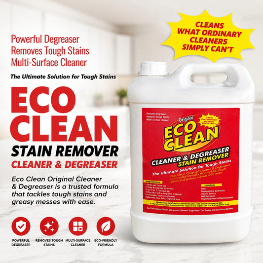 Eco Clean Original Cleaner & Degreaser Stain Remover 5 litres