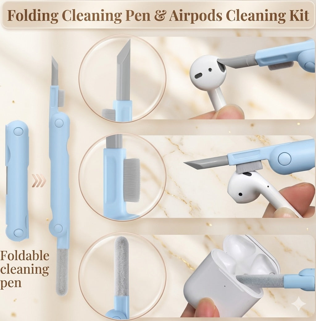 Multifunctional Gadget Cleaning Tool Set