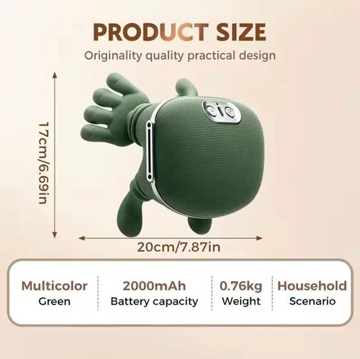 Realistic Hand Massager for Neck & Shoulder, Kneading Human Hand Simulation Massage Device