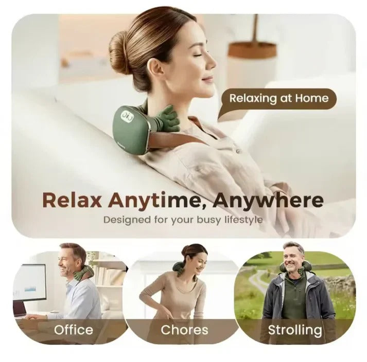 Realistic Hand Massager for Neck & Shoulder, Kneading Human Hand Simulation Massage Device
