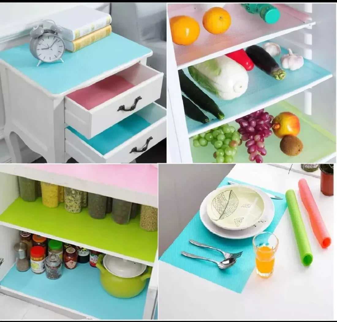 Multi Purpose Washable Fridge Mats for Drawers,