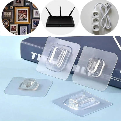 Transparent Adhesive Wall Hooks