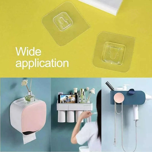 Transparent Adhesive Wall Hooks