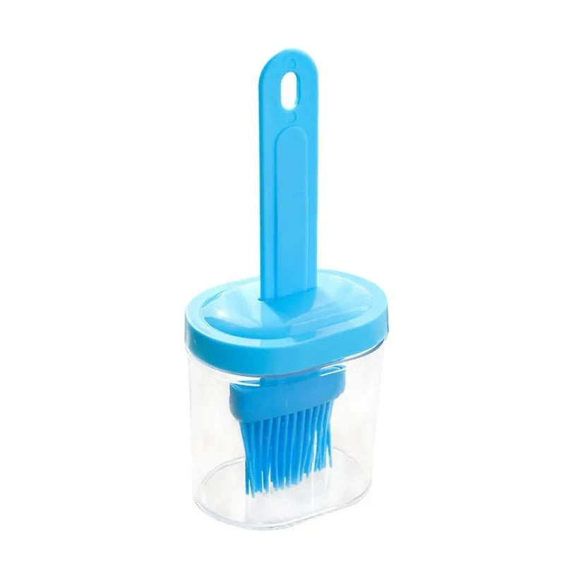 Silicone Oil Brush with Container