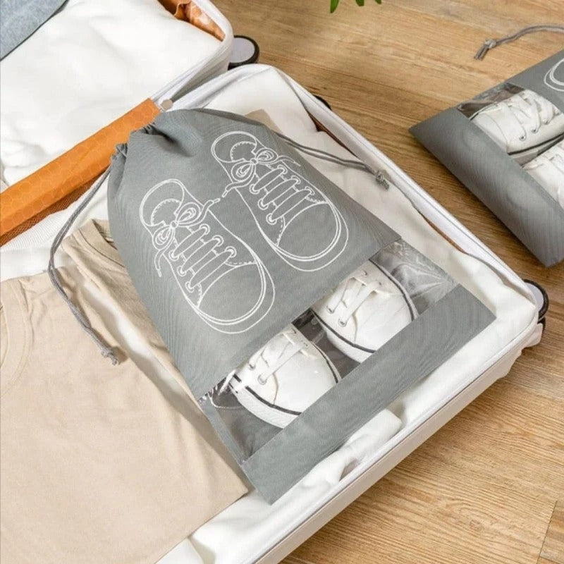 Travel Shoe Bags with Drawstring