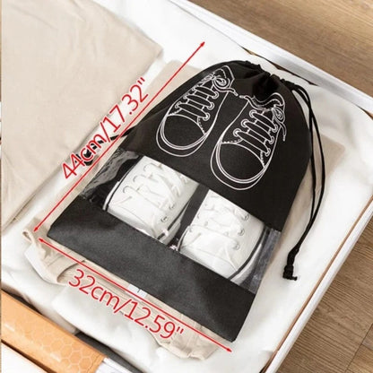 Travel Shoe Bags with Drawstring