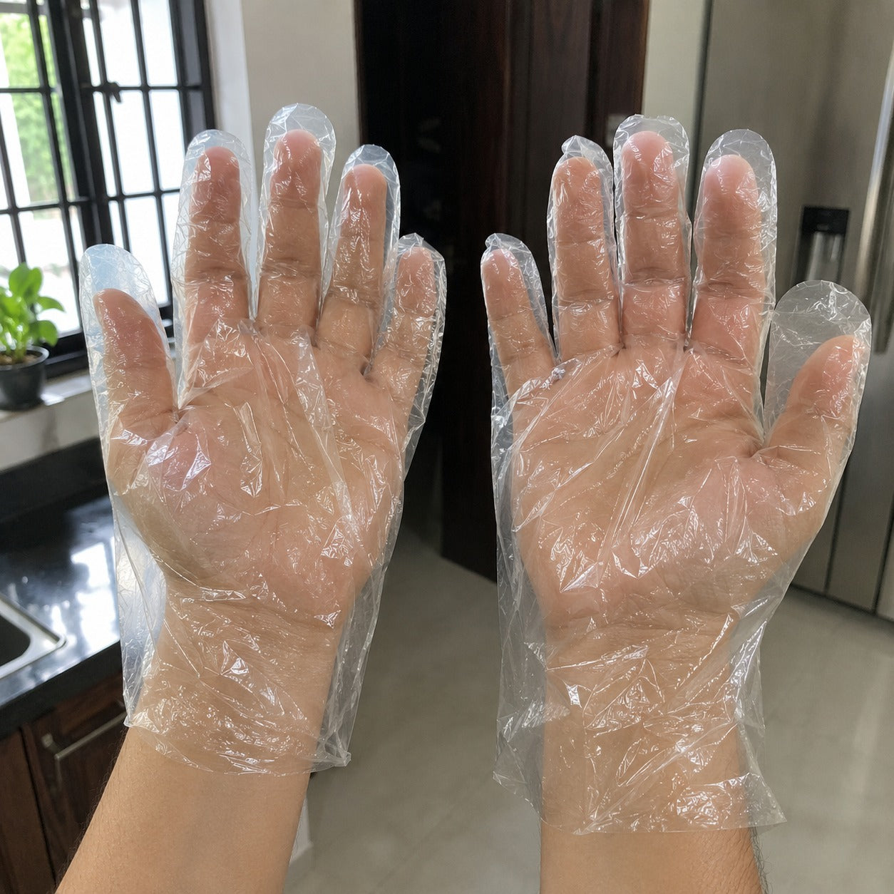 Clear Polyethylene Food Prep Gloves