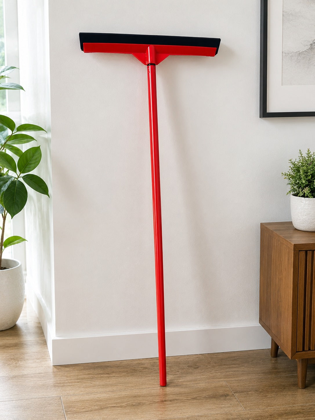 2 in 1 Floor Scrub Brush with Squeegee