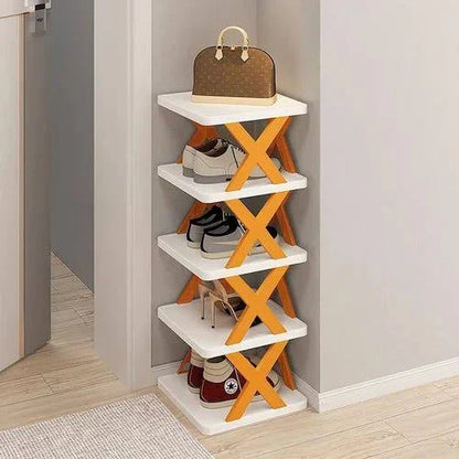 Stackable Vertical Shoe Organizer for Entryway