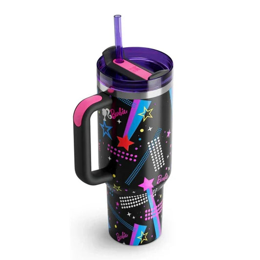 40oz Insulated Tumbler with Handle & Straw