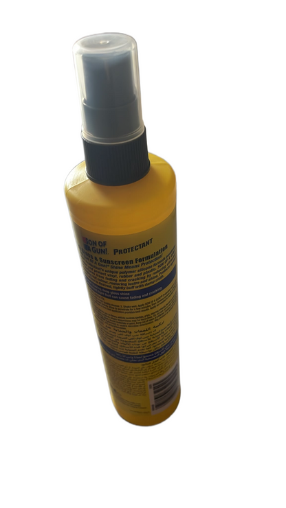 Son of a Gun Protectant spray bottle for vinyl rubber and plastic car interior shine