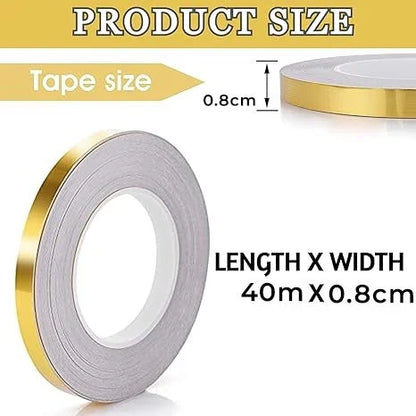 Gold Tile Gap Sticker Tape