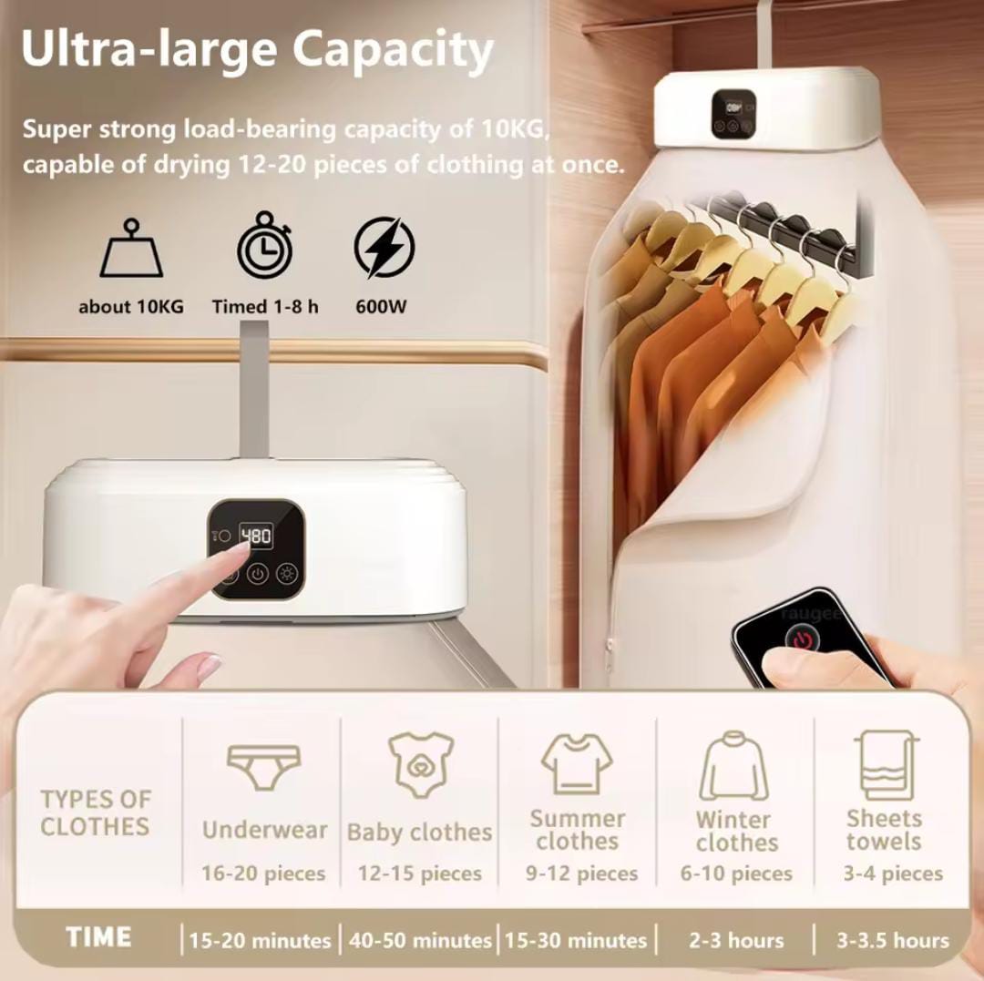 Portable Electric Clothes Dryer Bag