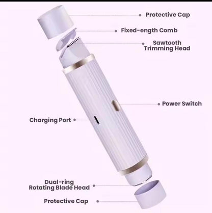 Electric Razors for Women 2 in 1 Electric Shaver for Pubic Hair Trimmer