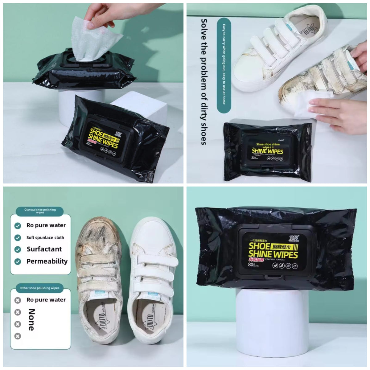 Shoe Cleaning Wet Wipes